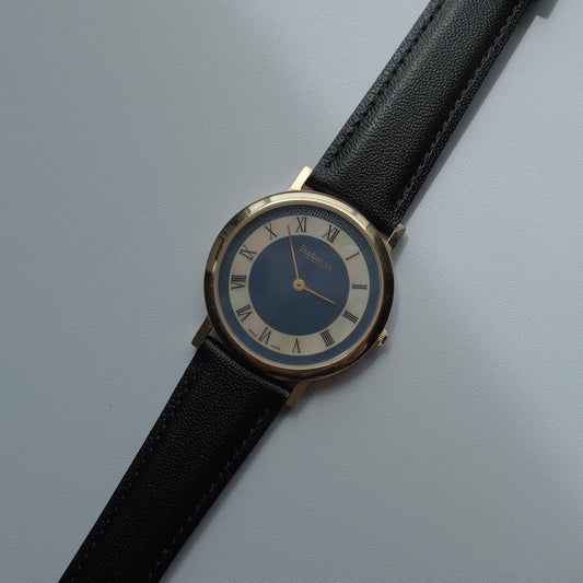 Vintage Burberry Dress Watch, Mother of Pearl Dial, Quartz Movement, 33mm.